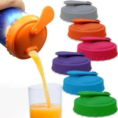 Reusable Silicone Can Lids – Leakproof Soda, Juice, Coke Drink Covers