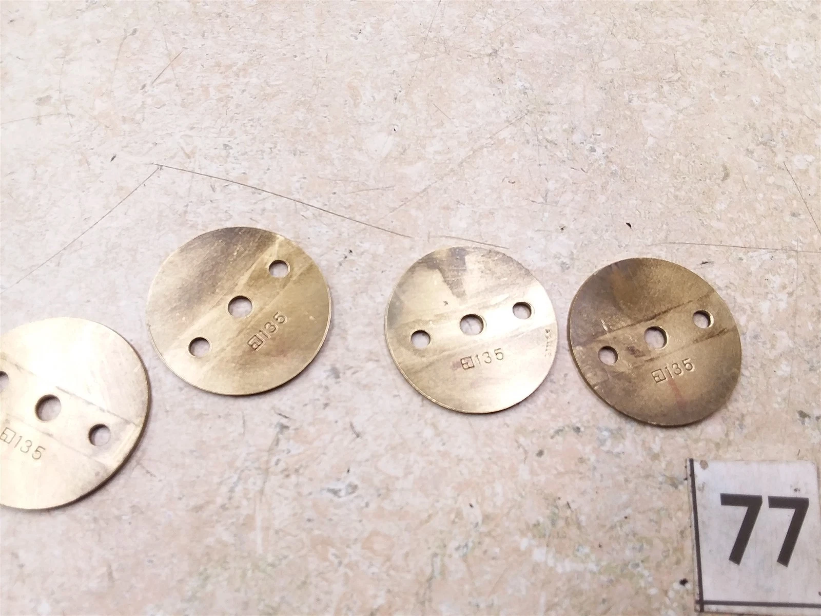 Suzuki GS750-ES GS750E Carburetor Throttle Butterfly Flap Set1983 #77 ACP-10
