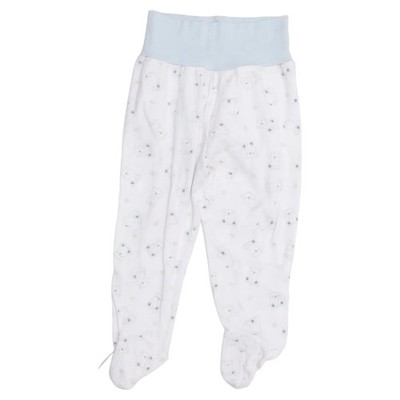 Baby Creysi, Pyjamahose, Größe: 80, Weiß/Blau, Baumwolle/Elasthan, Print #OCM