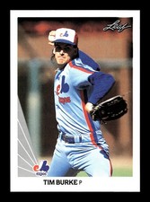 TIM BURKE ⚾ 1990 Leaf Baseball #28 Montreal Expos