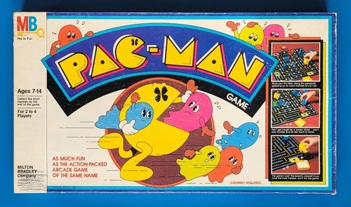 Pac-Man Board Game Vintage 1982 Milton Bradley