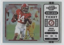 2023 Chronicles Draft Picks Contenders Optic Silver Prizm Brian Branch #18 us5