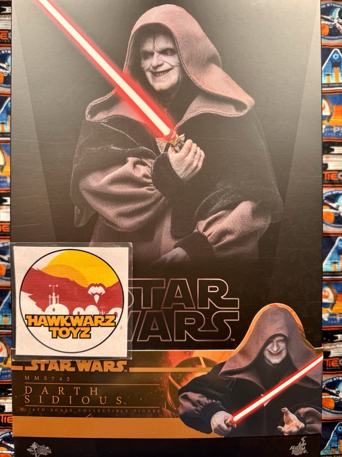 Star Wars Revenge Of The Sith Darth Sidious Mms745 1/6 Sides