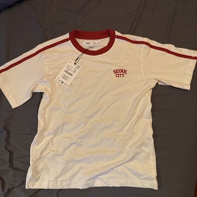Zara Kids Seoul City Size 8-9 Yrs Color Off White With Brand New With Tag