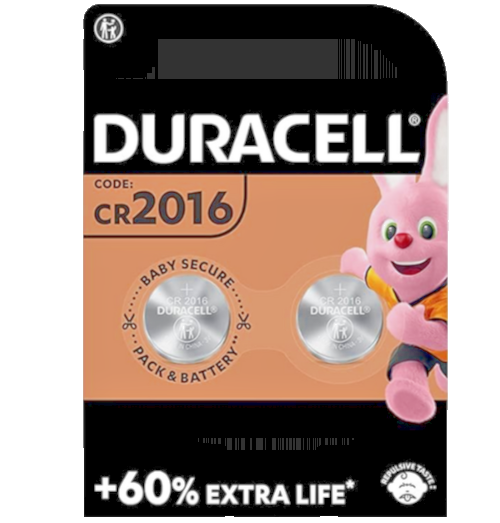 Duracell Batteria A Bottone Cr 2016 3 V 2 Pz. 90 Mah Litio Elektro 2016 - Immagine 2