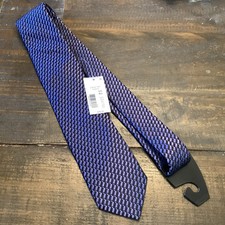 Ted Baker London Men's Purple Black Geometric Silk Tie NWT