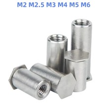 304 Stainless Steel Blind Hole Rivets Column Nuts Hex Head M2 M2.5 M3 M4 M5 M6