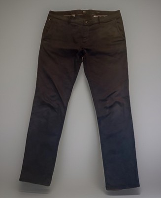 BOSS # Hugo Boss # Business Hose # W48/L34 # Navy Blue # Regular Fit #97% Cotton