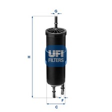 Kraftstofffilter UFI 31.962.00 Filtereinsatz f�r MINI BMW E91 F56 E90 F10 ALPINA