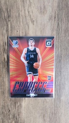 2024-25 Donruss Optic Zach Edey Express Lane RC Purple #10 Grizzlies