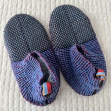 Bombas Gripper Slipper House Shoe Small Red And Blue