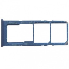 SIM TRAY FOR SAMSUNG GALAXY M02 M12 DUAL MICRO CARD ADAPTER BLUE