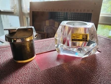 Barthmann Cristall (Crystal) Table Lighter West Germany Vintage Not Tested