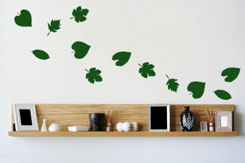 Set of LEAFS 37 x Leaf Vinyl Wall / Car / Laptop / Bike Stickers Premium Quality - Picture 1 of 4