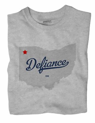 Defiance Ohio OH T-Shirt MAP