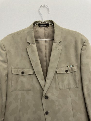 Sean John Camouflage Sports Coat Blazer Jacket Mens Extra Large - Picture 4 of 21