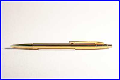 NOBLESSE Ballpoint Pen MONTBLANC in Gold plated Push Mechanism