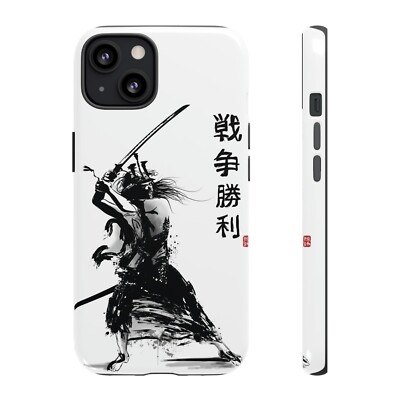 Japanese Art Samurai Cover Case for iPhone Plus 11 12 13 14