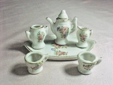 6 Pc Miniature Tea Set Occupied Japan Arato