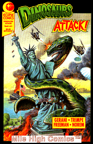 ATAQUE DE DINOSAURIOS! Libro de cómics (serie 1991) #1 casi como nuevo | eBay ATAQUE DE DINOSAURIOS! Libro de cómics (serie 1991) #1 casi como nuevo | eBay
