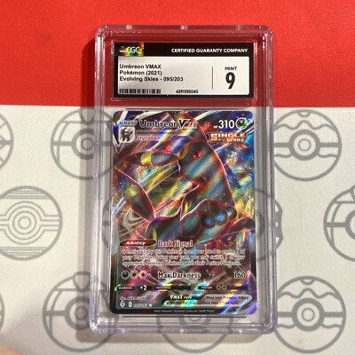 NEW CGC 9 POKEMON TCG BRILLIANT STARS UMBREON VMAX Full Art TG23