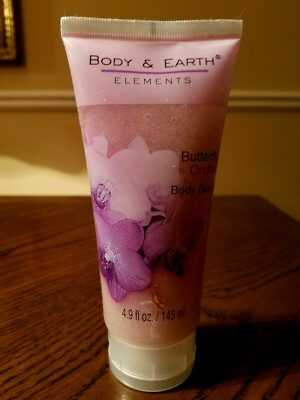 New Body and Earth Elements Butterfly Orchid Body Scrub 4.9 fl oz.