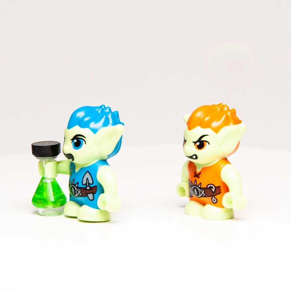 Lego Elves Barblin (elf025) & Guxlin (elf038) Goblin Minifigures Foto 2 de 4