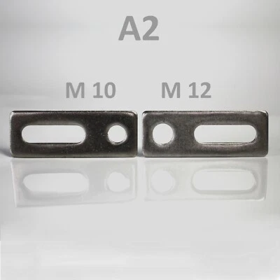 I-MEX A2 Adapterplatte für Stockschraube M10 o. M12 Adapterblech Solar Photovoltaik