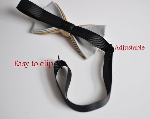 Baby Boy Kids 100% Cotton 2 Layers Bow Tie Wedding Pink NAVY BLUE Yellow Grey - Picture 69 of 88