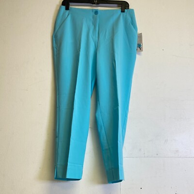 Worthington Slim Ankle High Rise capri pants bachelor Button Size 10P Color  Blue