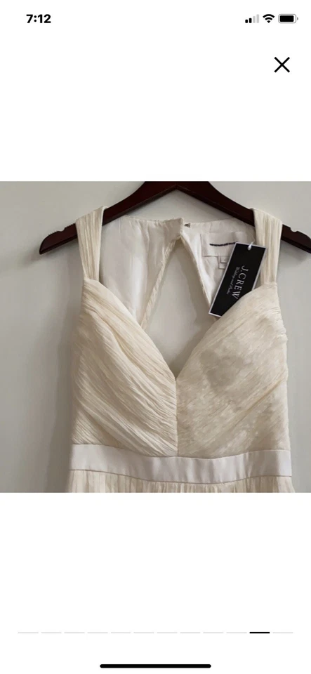 Maxi vestidos de novia de seda J.Crew talla 0 nuevos Foto 4 de 4