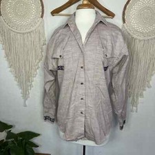 Rocky Mountain vintage men’s western button front shirt made in USA small