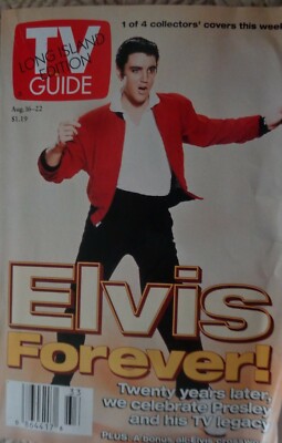TV Guide August 16, 1997  Elvis Forever.1 of 4 Covers