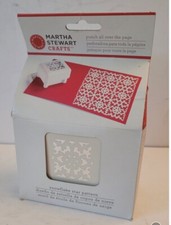 Martha Stewart Crafts Punch All Over Page Snowflake Star Pattern New Craft NEW