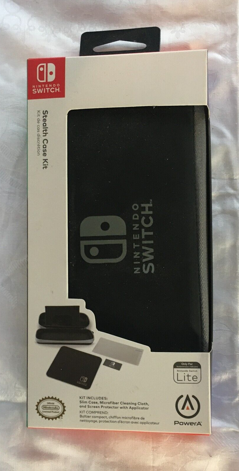 Nintendo Switch Stealth Case Kit Lite Protective Official Black New-image