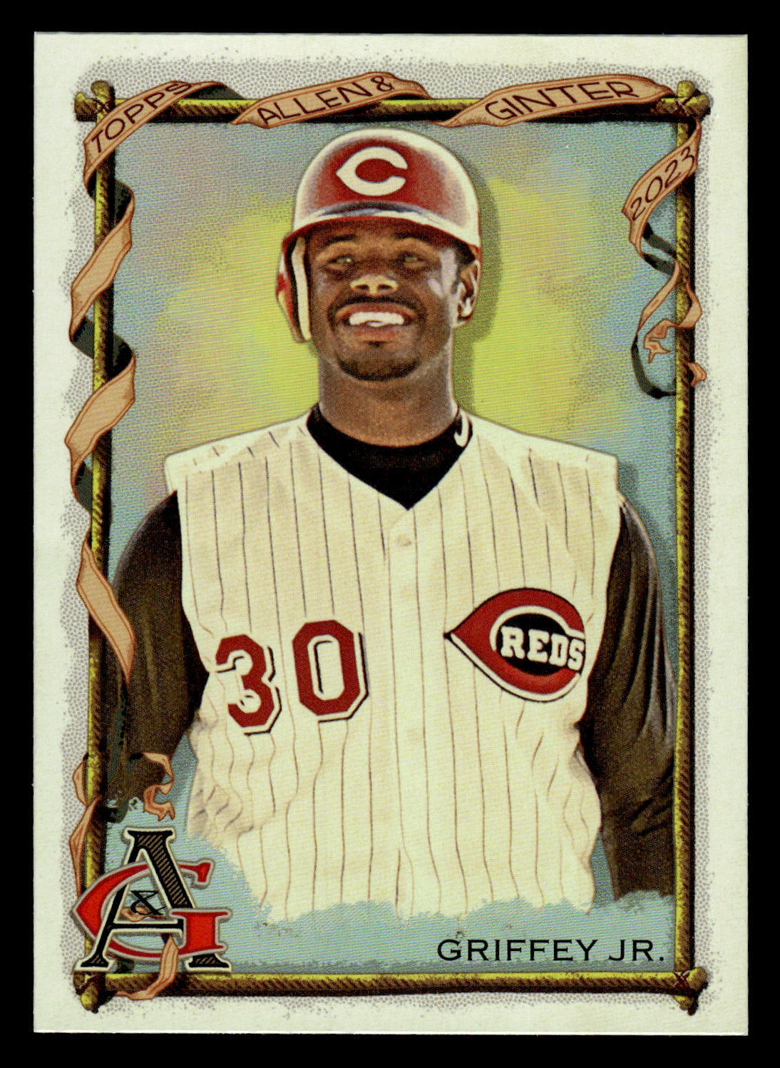 2023 Topps Allen & Ginter Ken Griffey Jr. Silver Portrait #17