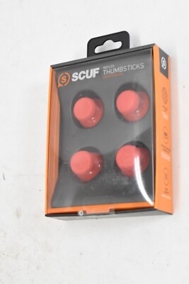 Scuf Reflex Thumbsticks Red Joysticks Reflex 4 Pack Replacement Concave & Dome