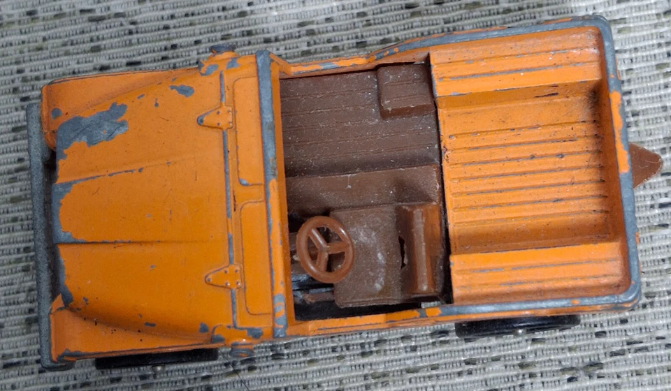 Vintage Corgi Junior Whizzwheels 1/64 Orange Willys Diecast Car Great Britain - Image 3 of 4