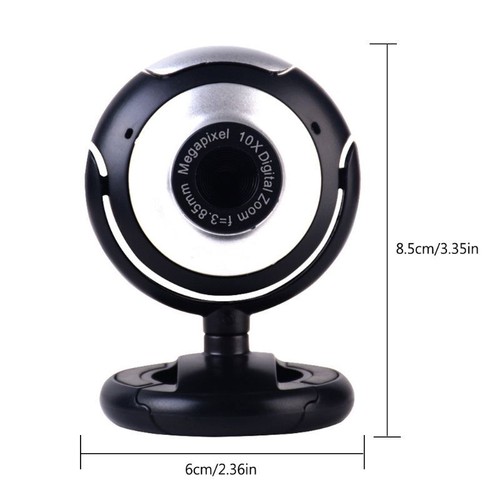High Definition Video Camera for PC Laptop Desktop Computer with Microphone - Picture 8 of 8