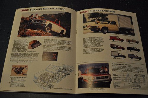 1986 GMC S-15 PICKUPS Brochure, 12 pages, Canadian GM Gypsy Sierra etc - Picture 4 of 6
