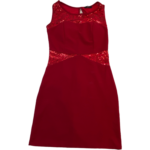 Vestito da donna a tubino zuiki Small Rosso Senza Maniche Paillettes * |  eBay