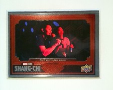 #10 Don't Want to Fall Asleep 2023 Upper Deck Shang-Chi RED Base Card Parallel
