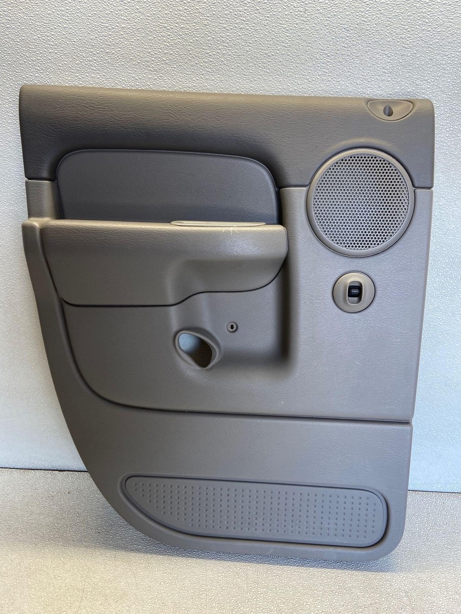 2004 Dodge Ram 1500 Inside Door Trim Panel Drivers Rear Taupe V9