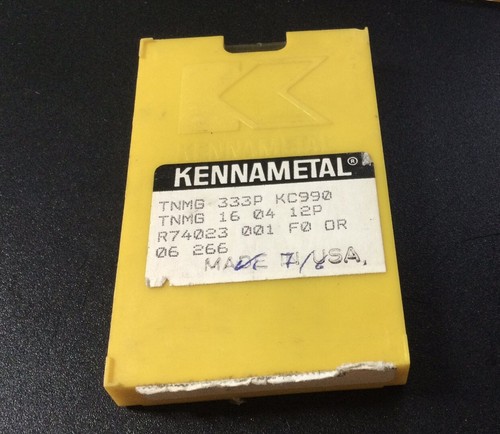 KENNAMETAL CARBIDE TURNING INSERTS - COATED - Picture 2 of 2