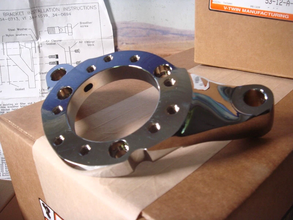 Kit de purificador de aire Harley EFI FLST FXST FXD Velo 02-07 alto flujo V-Twin 34-0623 X7 Foto 2 de 4