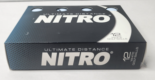 Nitro Ultimate Distance Golf Balls - White - 12 Pack - Brand New/Sealed - 第 2/5 張圖片