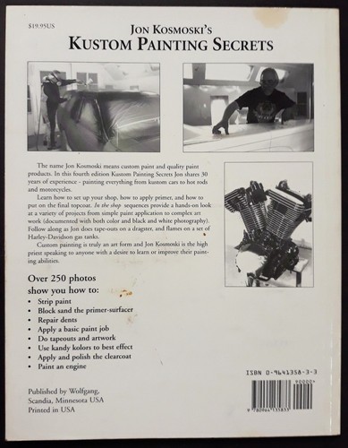 Jon Kosmoskis Custom Malerei Geheimnisse Taschenbuch. 1995 - Bild 2 von 2