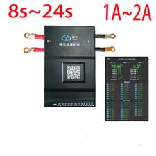 8S-24S LiFePo4 Li-ion Smart Battery Protection Board BMS /1A/2A Active Balancer