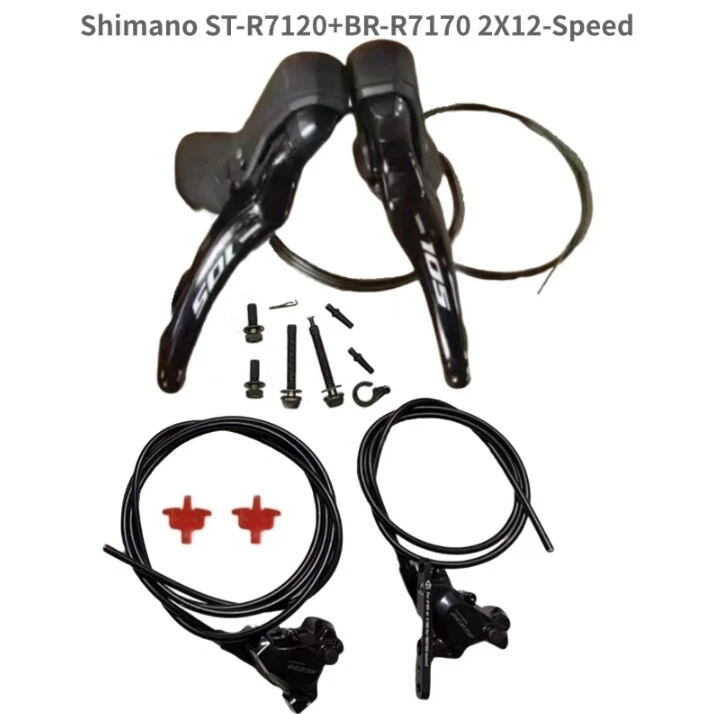 Shimano 105 R7120 R7170 2x12-speed R7100 Road Bike Groupset Hydraulic Disc Brake - Image 2 of 4