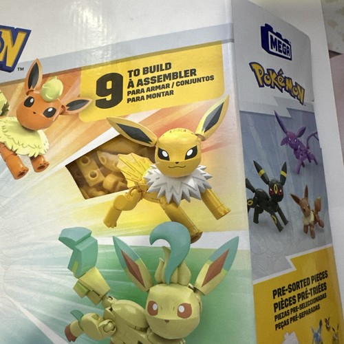 Mega Pokémon Construx Pokemon Eevee Evolution Building Set 470pcs New Sealed - Picture 3 of 7